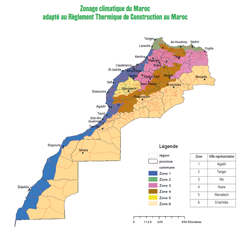 Zones climatiques RTCM